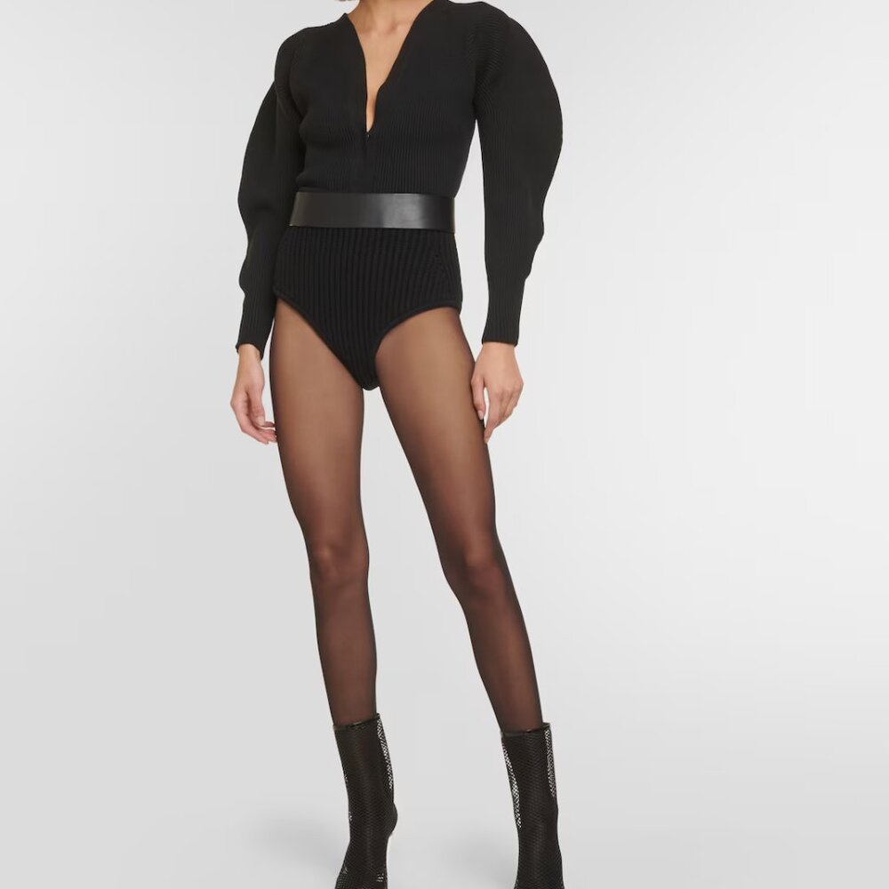 Alaïa Wool and cashmere-blend briefs (34)